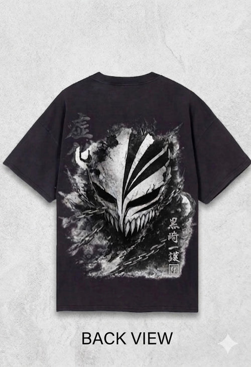 Bleach Hollow Mask Oversized T-Shirt