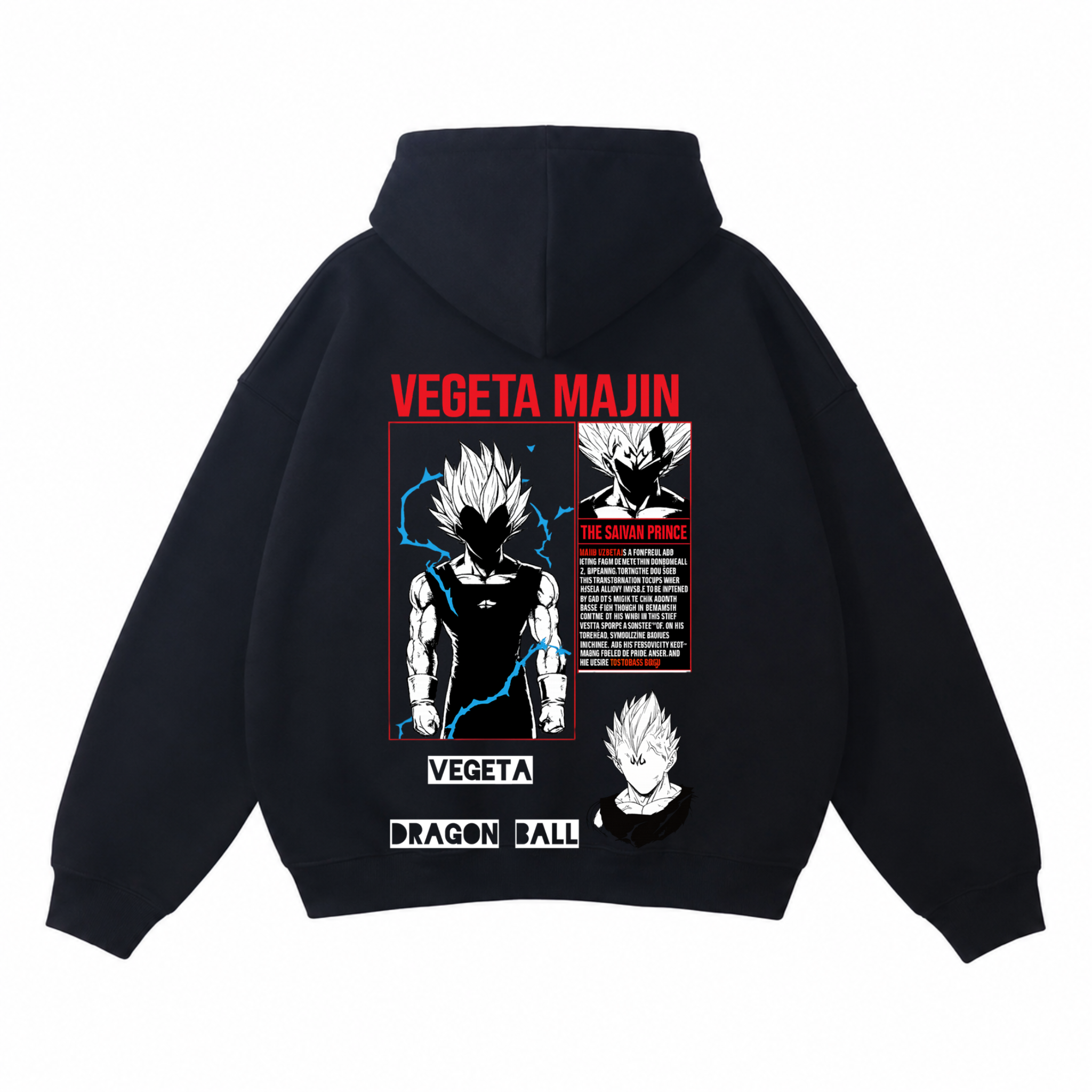 Premium Majin Vegeta Hoodie – Anime Streetwear