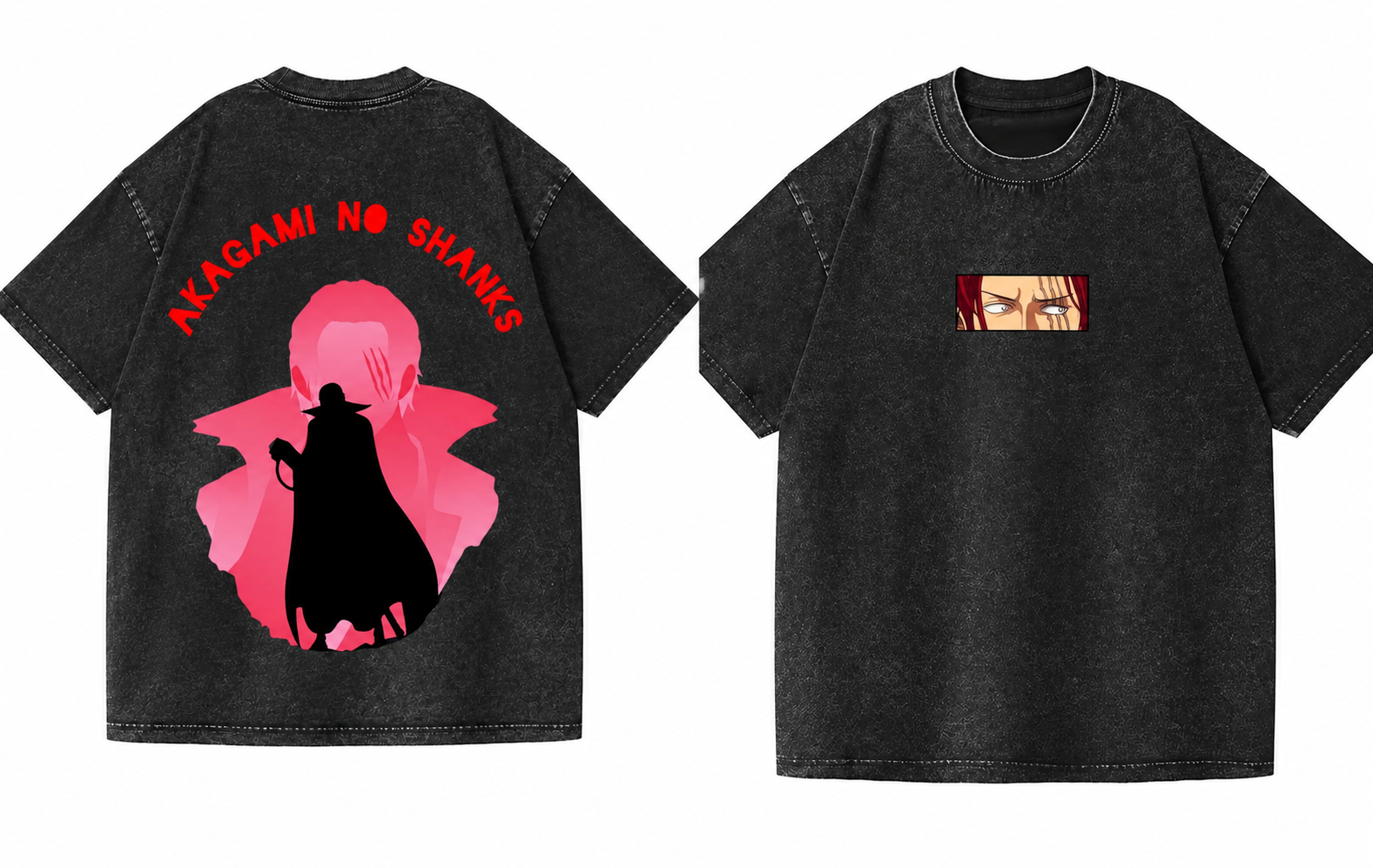 One Piece Shanks Vintage Anime T-Shirt