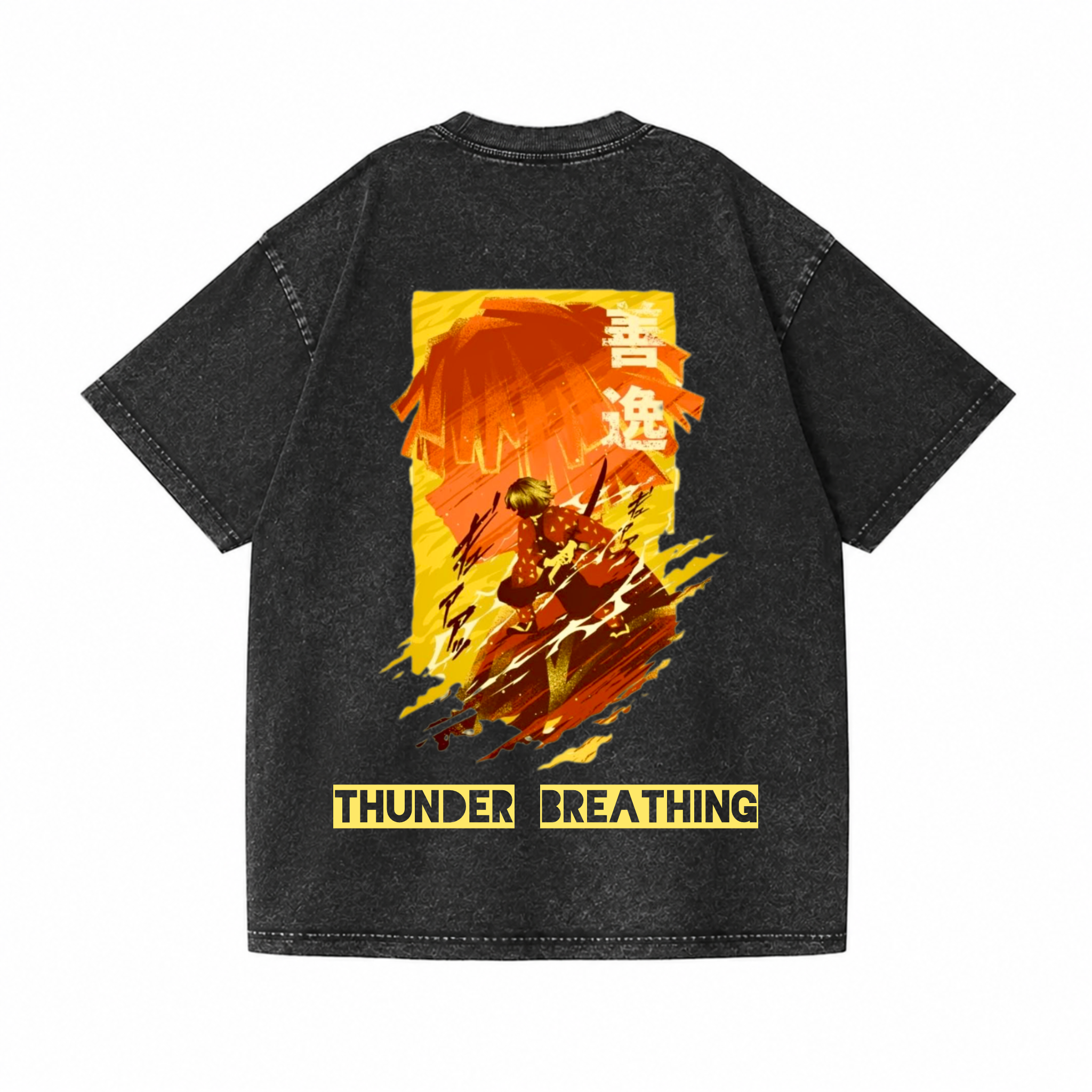 Demon Slayer Zenitsu Vintage Anime T-Shirt