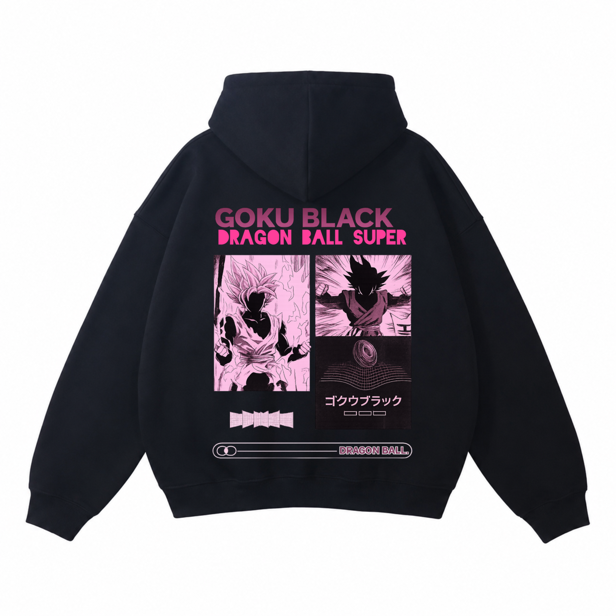 Dragon Ball Goku Black Rose Hoodie – Oversized Streetwear
