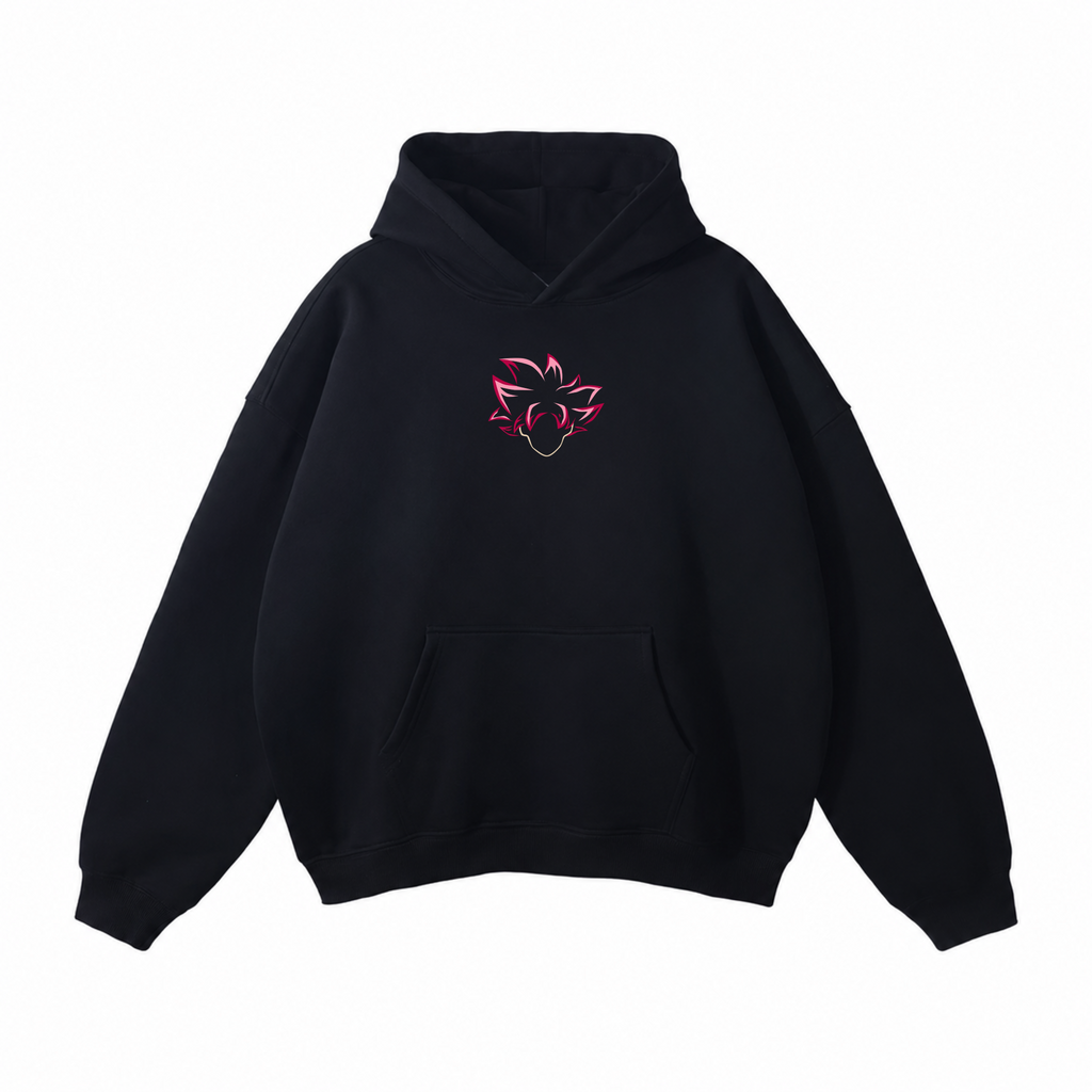 Dragon Ball Goku Black Rose Hoodie – Oversized Streetwear