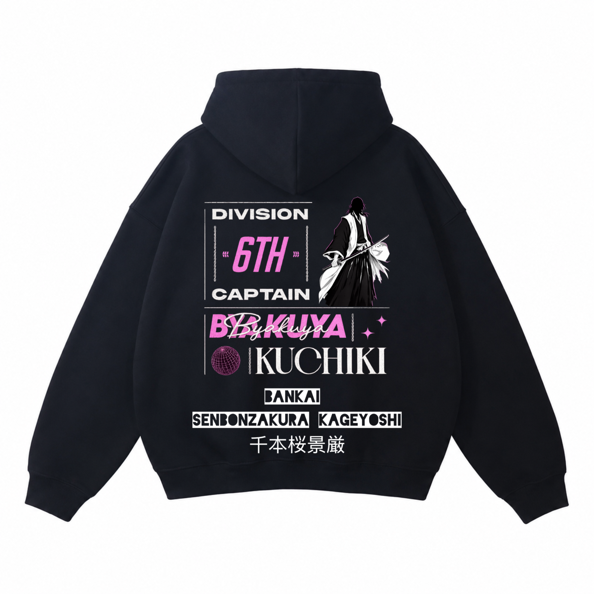 Bleach Byakuya Hoodie – Anime Streetwear